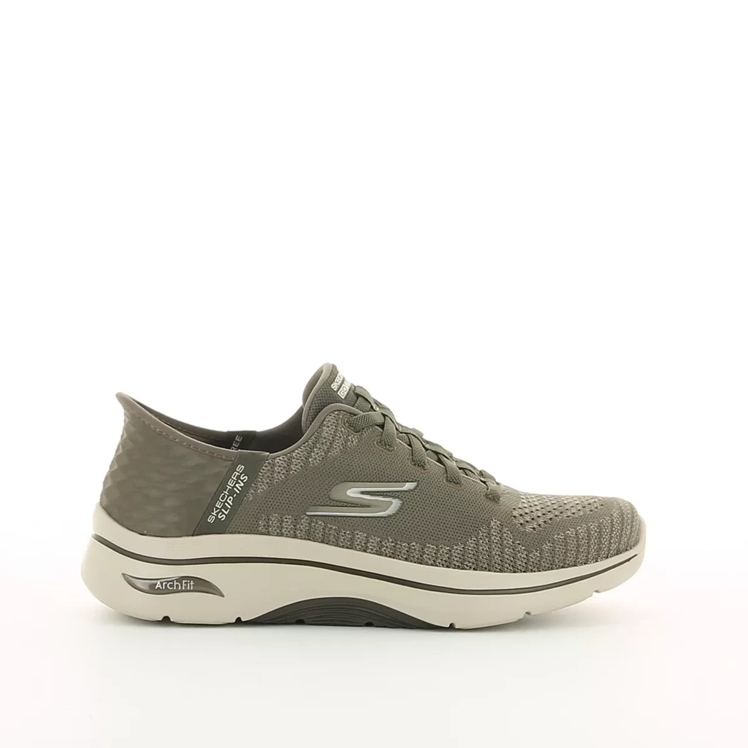 Image (2) de la chaussures Skechers - Baskets Taupe en Textile Image (2) de la chaussures Skechers - Baskets Taupe en Textile