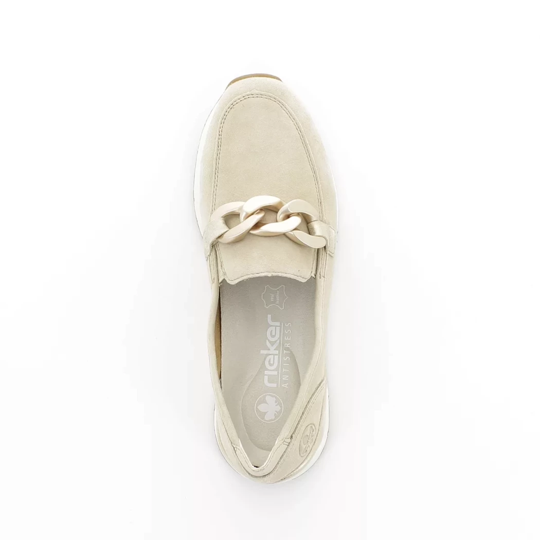 Image (6) de la chaussures Rieker - Mocassins Beige en Cuir nubuck Image (6) de la chaussures Rieker - Mocassins Beige en Cuir nubuck