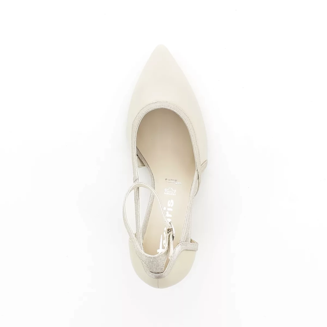 Image (6) de la chaussures Tamaris - Escarpins Beige en Cuir et textile Image (6) de la chaussures Tamaris - Escarpins Beige en Cuir et textile