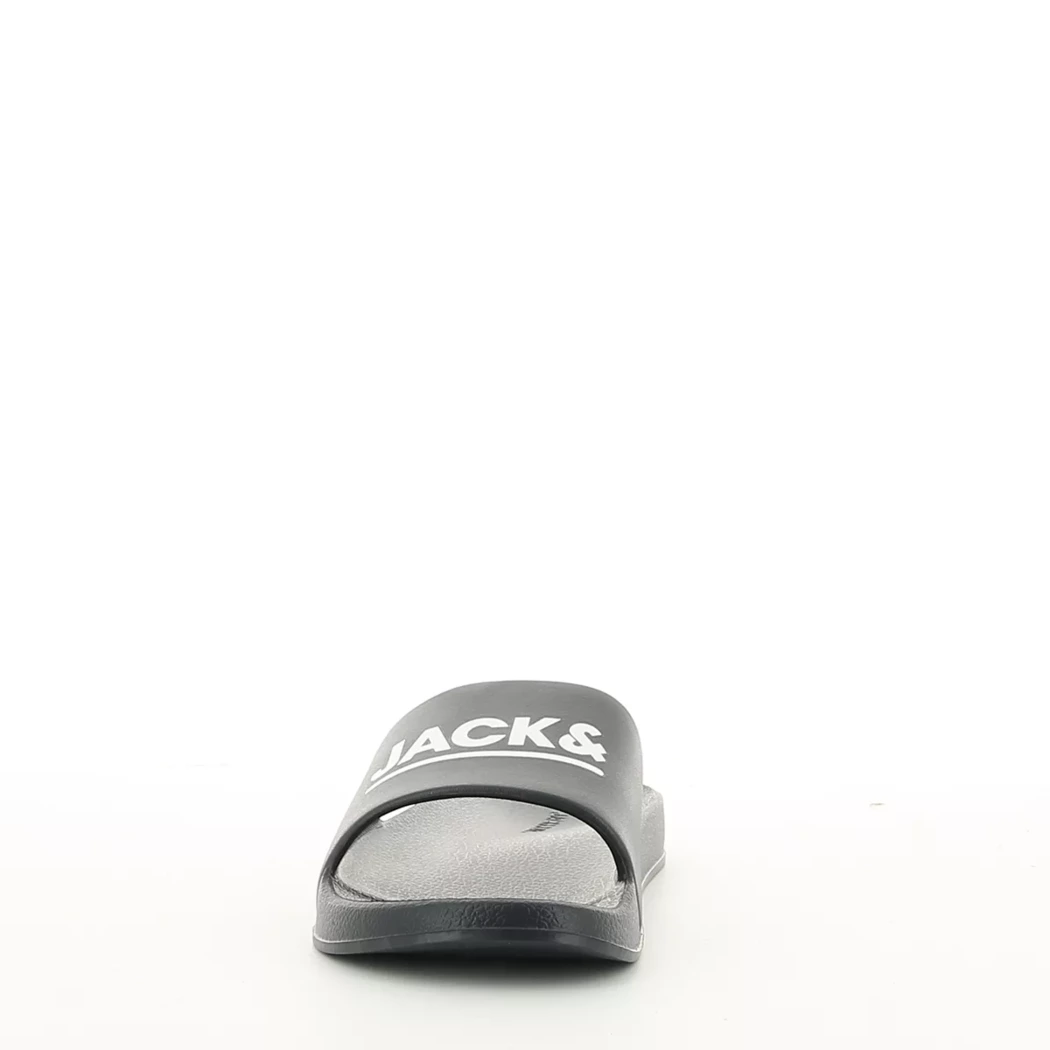 Image (5) de la chaussures Jack & Jones - Tongs et Plage Noir en Caoutchouc