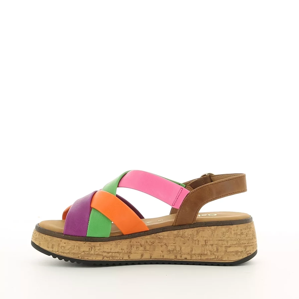 Image (4) de la chaussures Gabor - Sandales et Nu-Pieds Multicolore en Cuir Image (4) de la chaussures Gabor - Sandales et Nu-Pieds Multicolore en Cuir