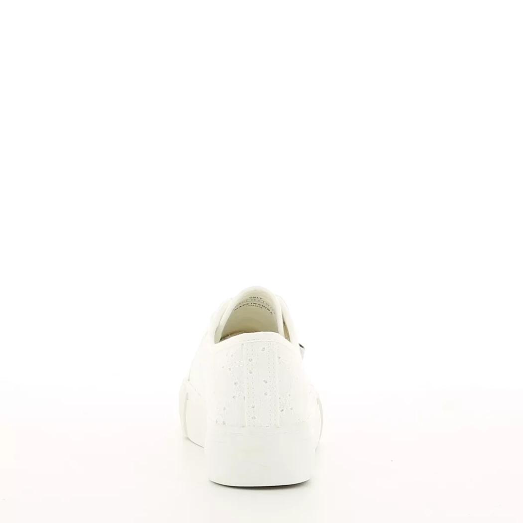 Image (3) de la chaussures Only - Baskets Blanc en Textile Image (3) de la chaussures Only - Baskets Blanc en Textile