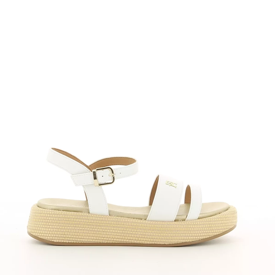 Image (2) de la chaussures Tommy Hilfiger - Sandales et Nu-Pieds Blanc en Cuir Image (2) de la chaussures Tommy Hilfiger - Sandales et Nu-Pieds Blanc en Cuir