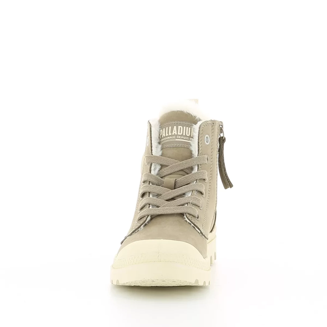 Image (5) de la chaussures Palladium - Bottines Taupe en Cuir nubuck