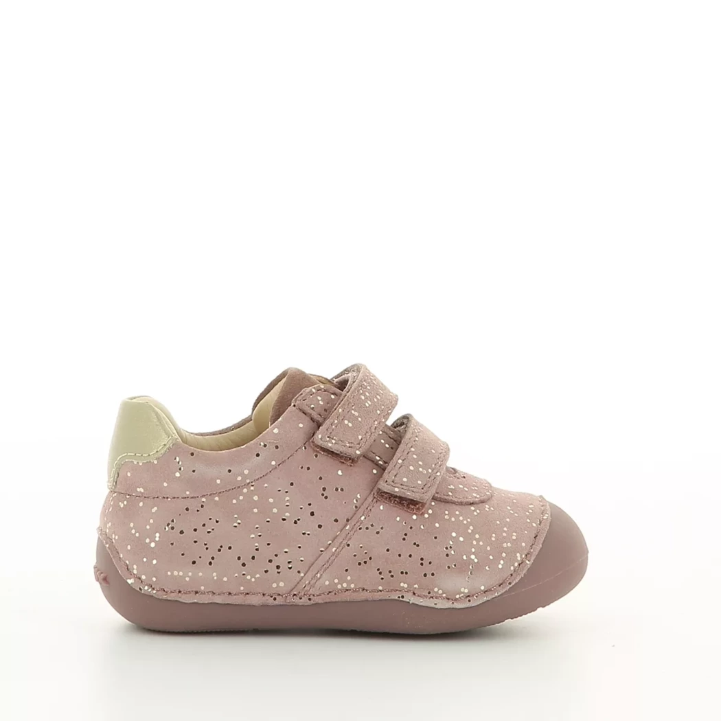 Image (2) de la chaussures Geox - Chaussures à velcro Rose en Cuir nubuck Image (2) de la chaussures Geox - Chaussures à velcro Rose en Cuir nubuck