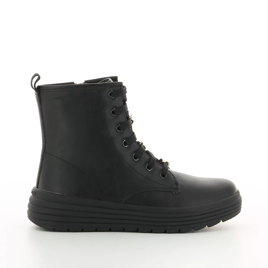 Image (2) de la chaussures Geox - Bottines Noir en Cuir synthétique