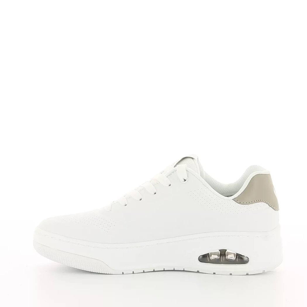 Image (4) de la chaussures Skechers - Baskets Blanc en Cuir synthétique