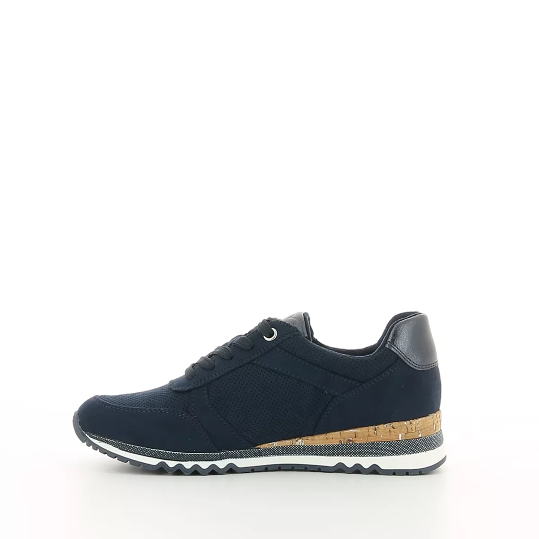 Image (4) de la chaussures Marco Tozzi - Baskets Bleu en Cuir synthétique