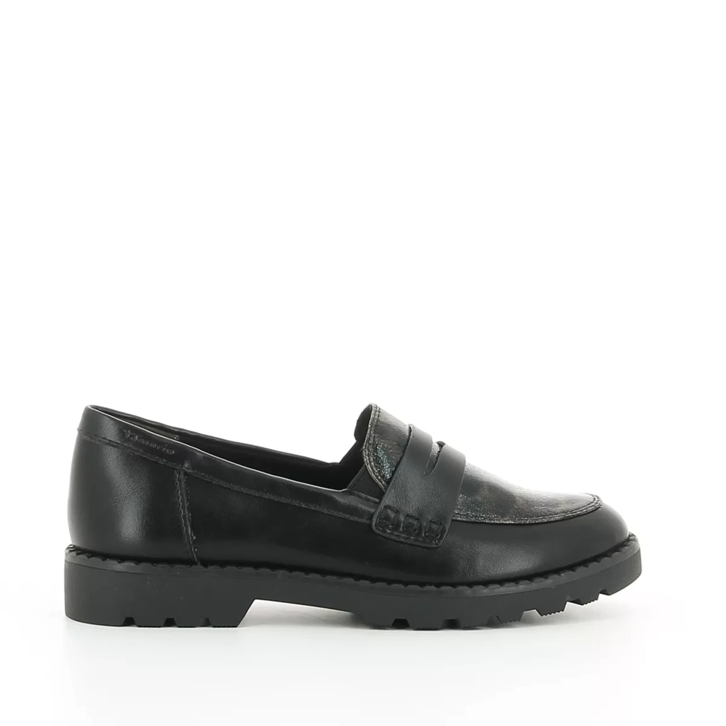 Image (2) de la chaussures Tamaris - Mocassins Noir en Cuir synthétique