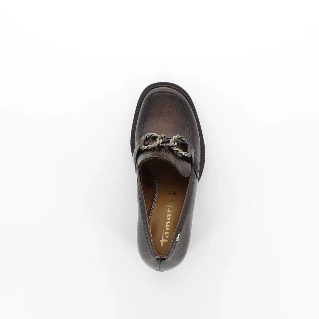 Image (6) de la chaussures Tamaris - Mocassins Marron en Cuir synthétique