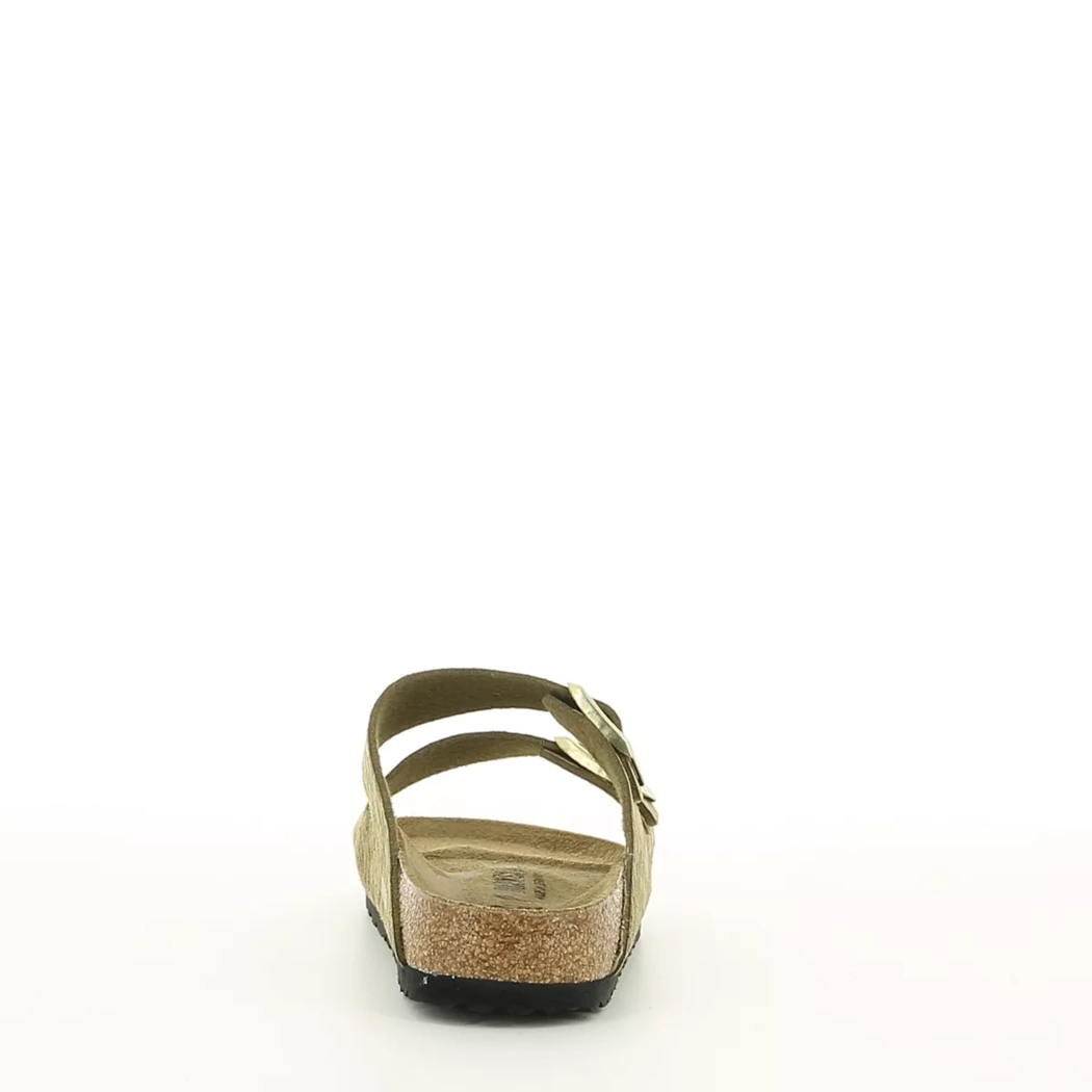 Image (3) de la chaussures Birkenstock - Mules et Sabots Vert en Cuir synthétique