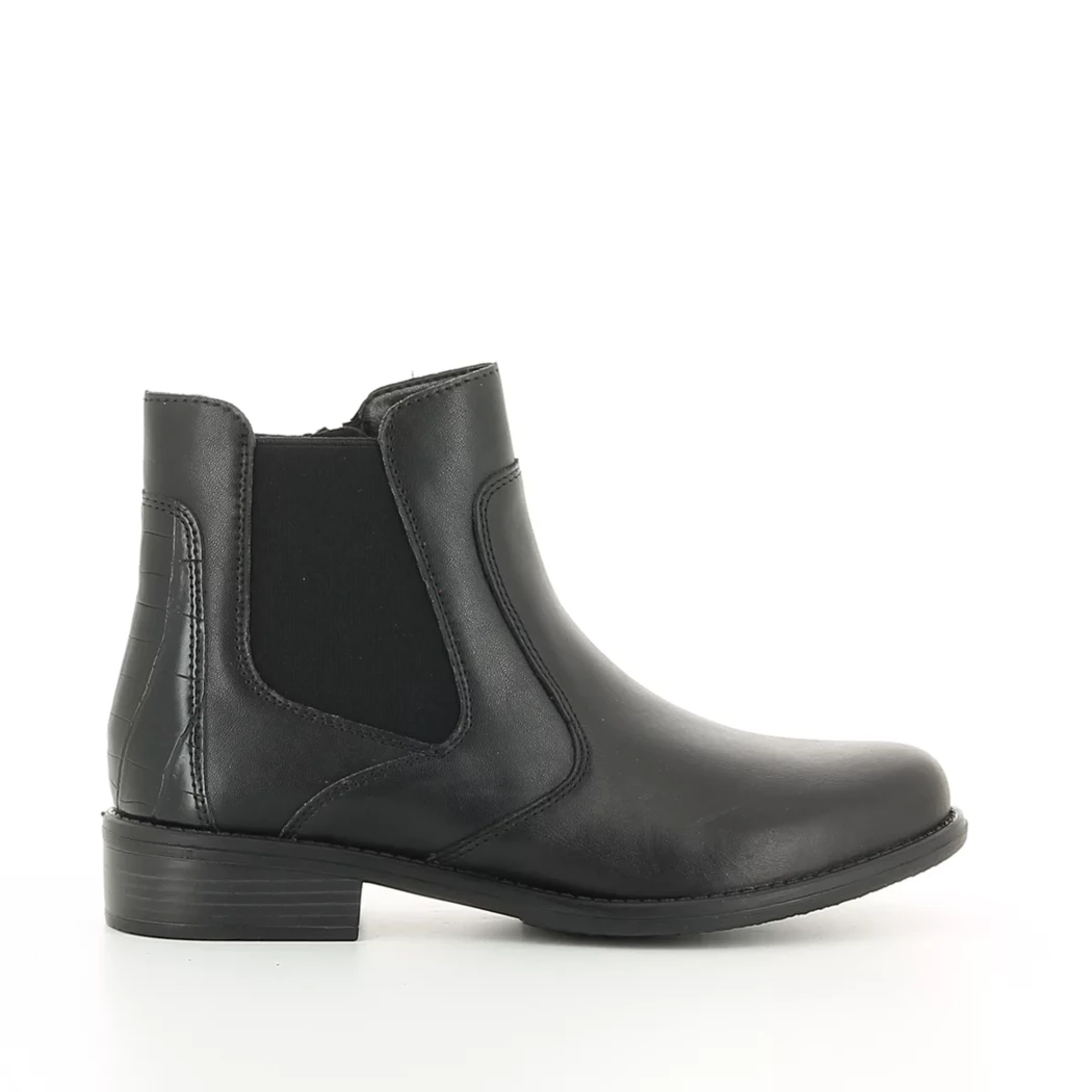 Image (2) de la chaussures Remonte - Boots Noir en Cuir