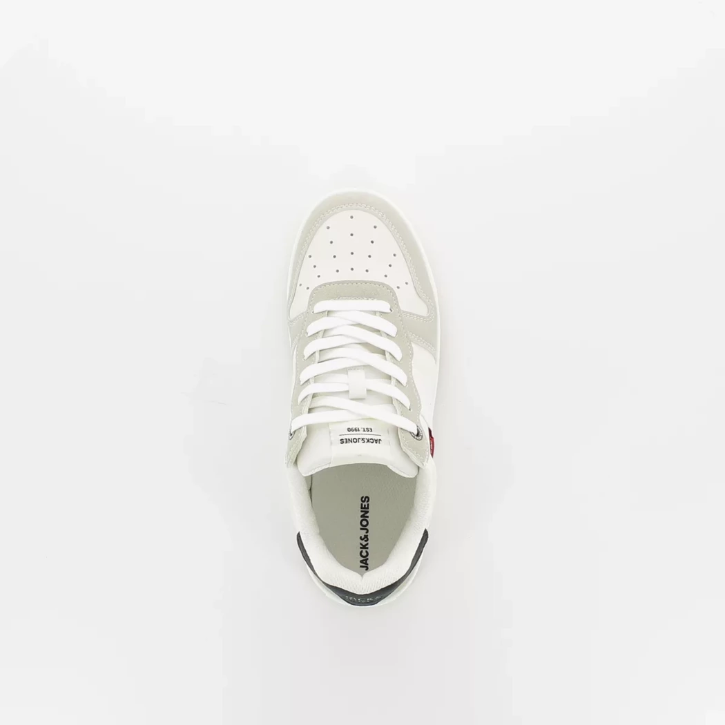 Image (6) de la chaussures Jack & Jones - Baskets Blanc en Cuir synthétique