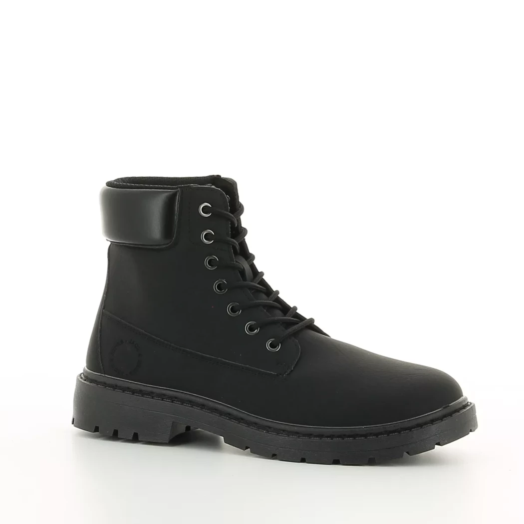 Image (1) de la chaussures Jack & Jones - Bottines Noir en Cuir synthétique