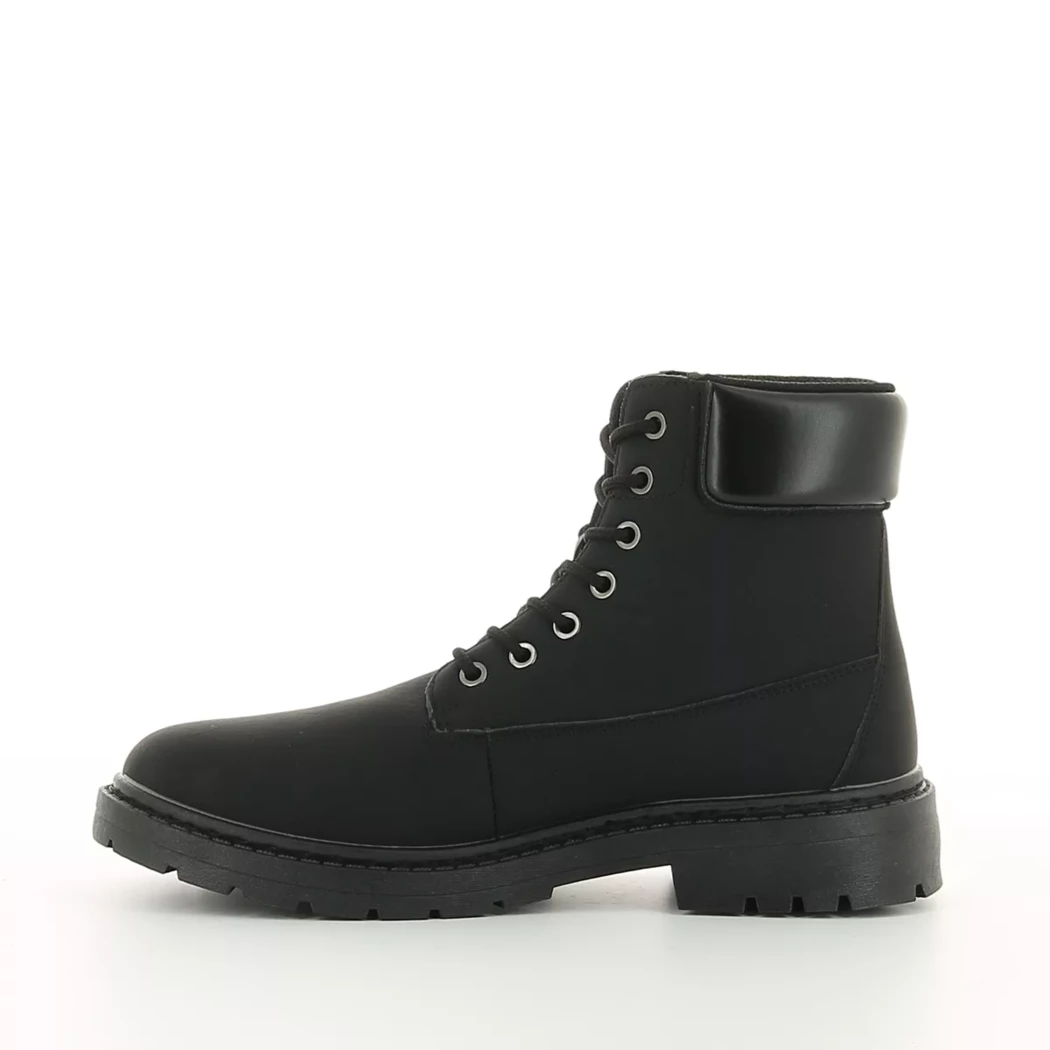 Image (4) de la chaussures Jack & Jones - Bottines Noir en Cuir synthétique
