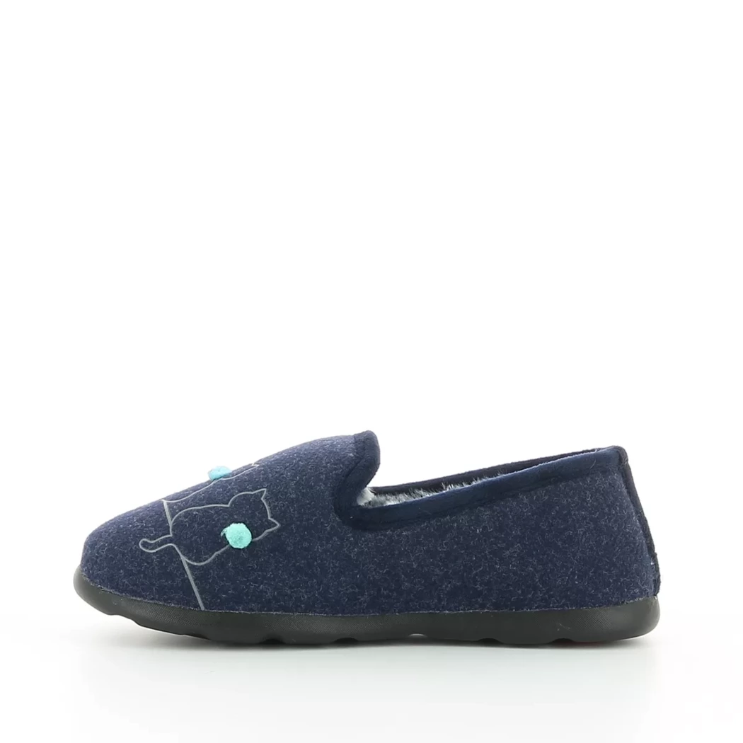 Image (4) de la chaussures Isotoner - Pantoufles et Chaussons Bleu en Textile