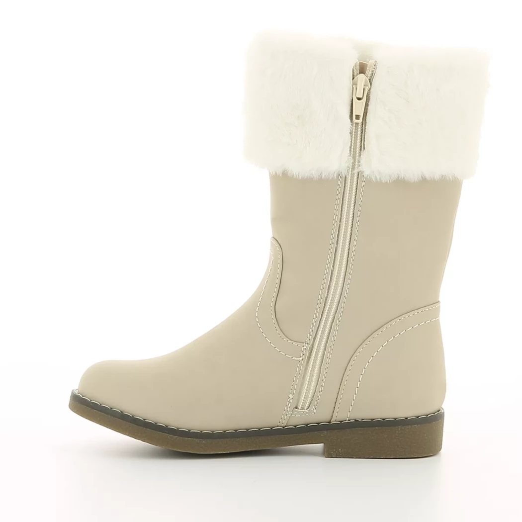Image (4) de la chaussures Pretty Stories - Boots Beige en Cuir synthétique
