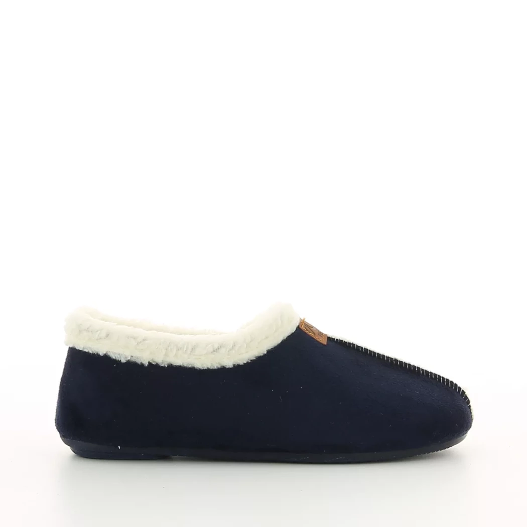 Image (2) de la chaussures OUF!... - Pantoufles et Chaussons Bleu en Textile Image (2) de la chaussures OUF!... - Pantoufles et Chaussons Bleu en Textile