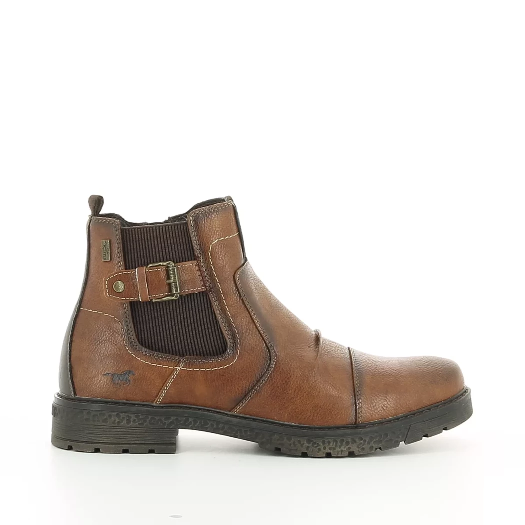 Image (2) de la chaussures Mustang - Boots Cuir naturel / Cognac en Cuir synthétique Image (2) de la chaussures Mustang - Boots Cuir naturel / Cognac en Cuir synthétique