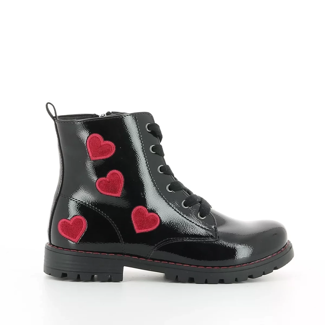 Image (2) de la chaussures Pretty Stories - Bottines Noir en Cuir synthétique