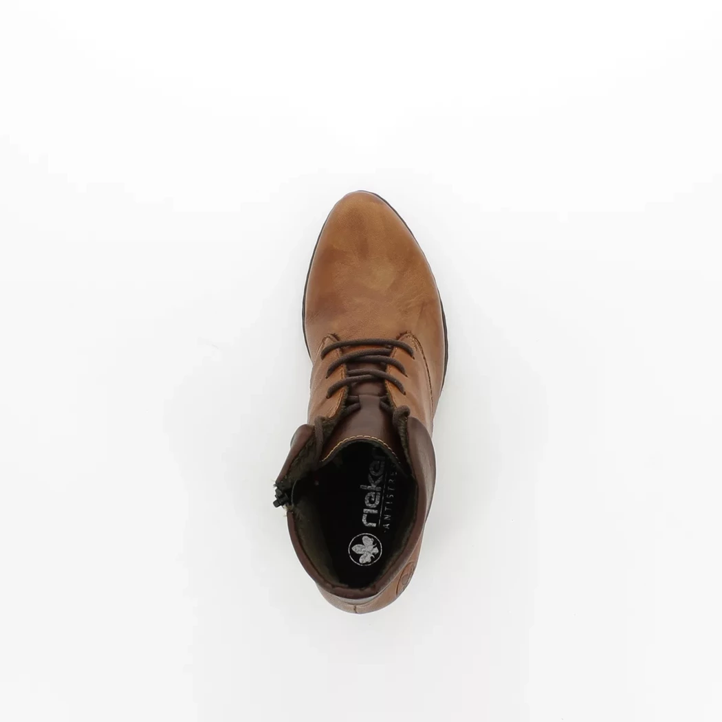Image (6) de la chaussures Rieker - Bottines Cuir naturel / Cognac en Cuir