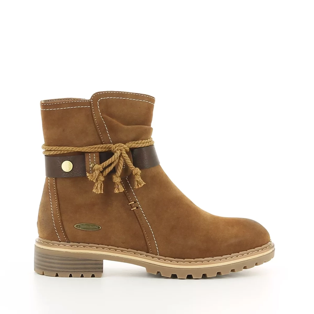 Image (2) de la chaussures Cimarron - Boots Cuir naturel / Cognac en Cuir synthétique
