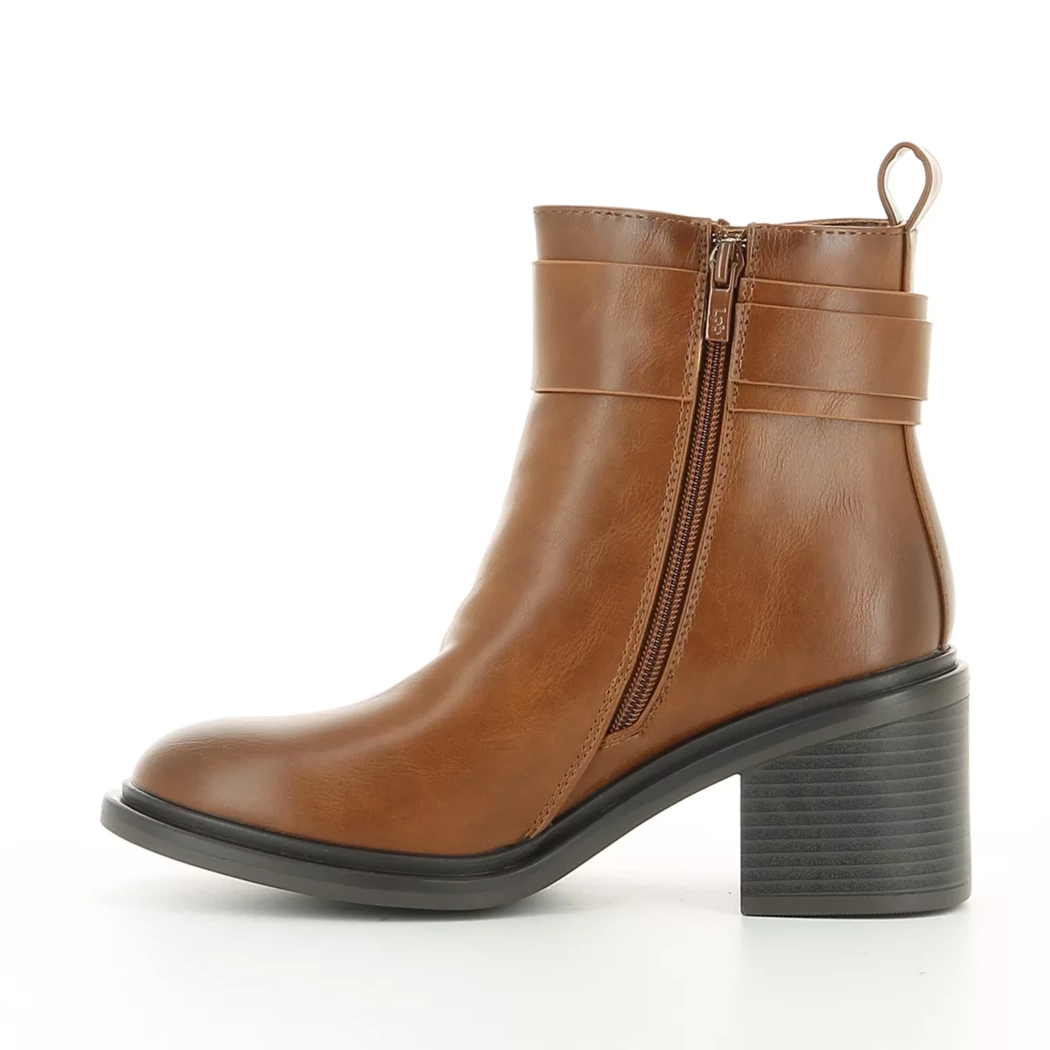 Image (4) de la chaussures Les petites bombes - Boots Cuir naturel / Cognac en Cuir synthétique