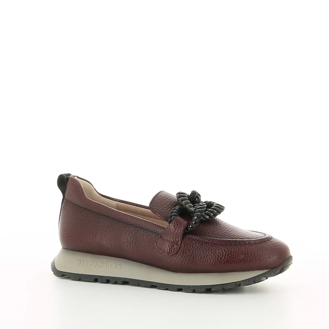 Image (1) de la chaussures Hispanitas - Mocassins Bordeaux en Cuir