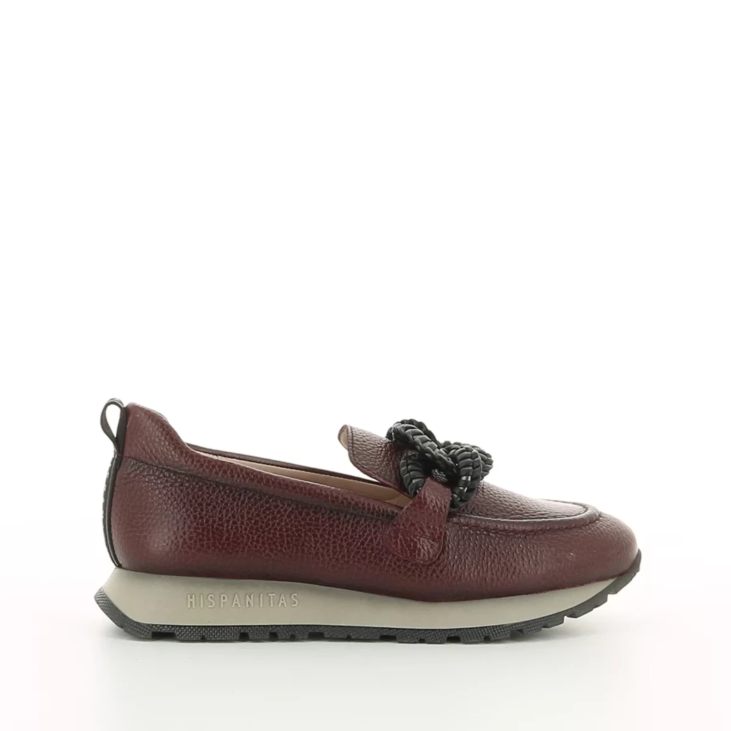 Image (2) de la chaussures Hispanitas - Mocassins Bordeaux en Cuir