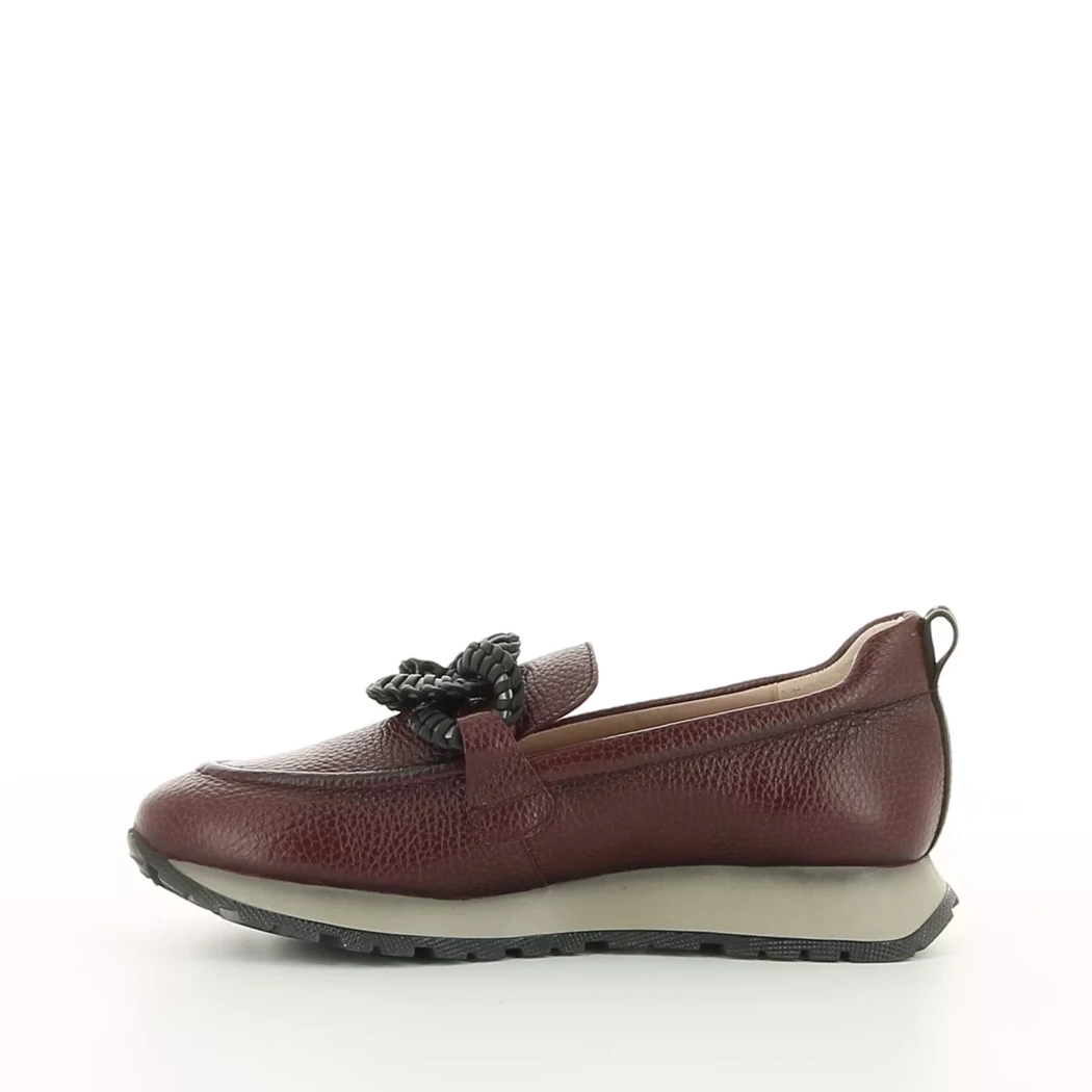 Image (4) de la chaussures Hispanitas - Mocassins Bordeaux en Cuir