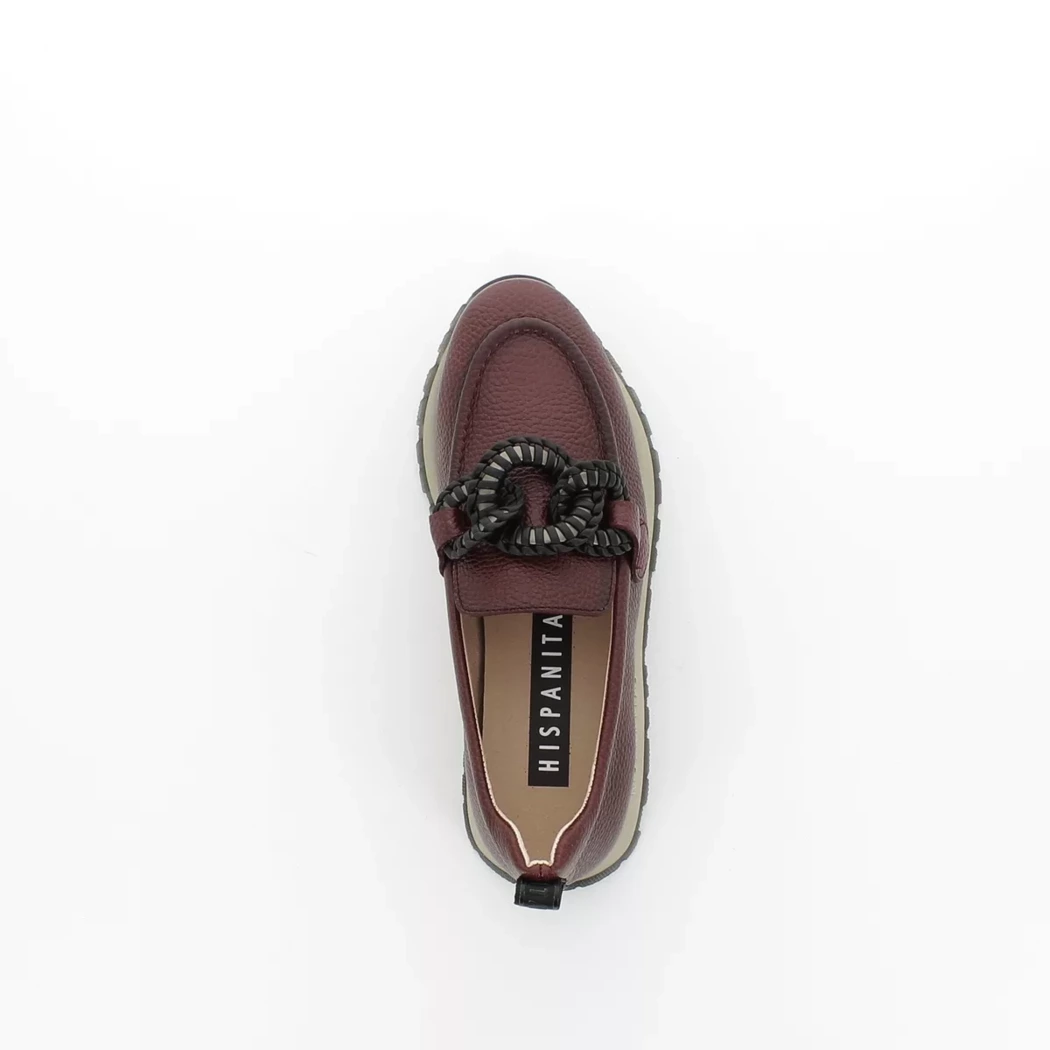 Image (6) de la chaussures Hispanitas - Mocassins Bordeaux en Cuir