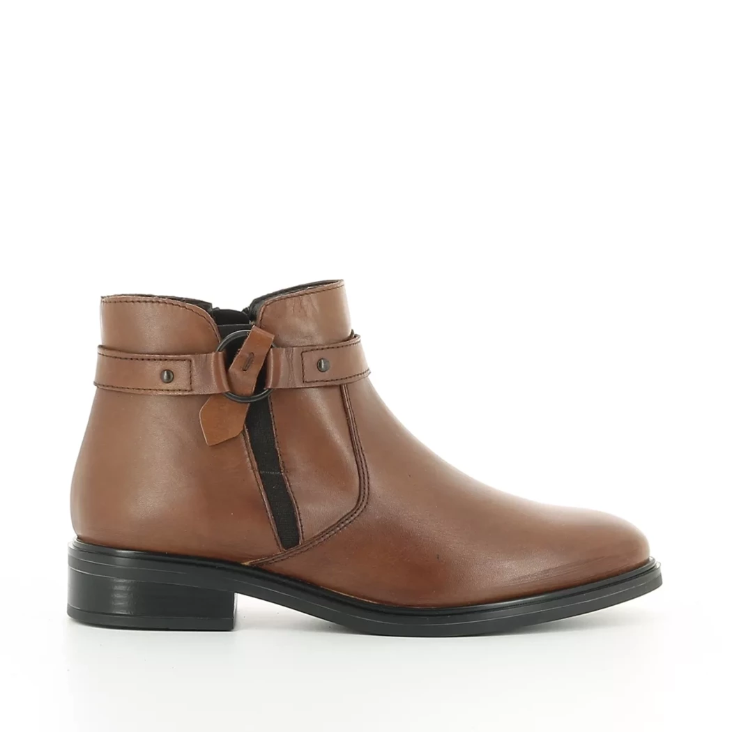 Image (2) de la chaussures Women Office - Boots Cuir naturel / Cognac en Cuir