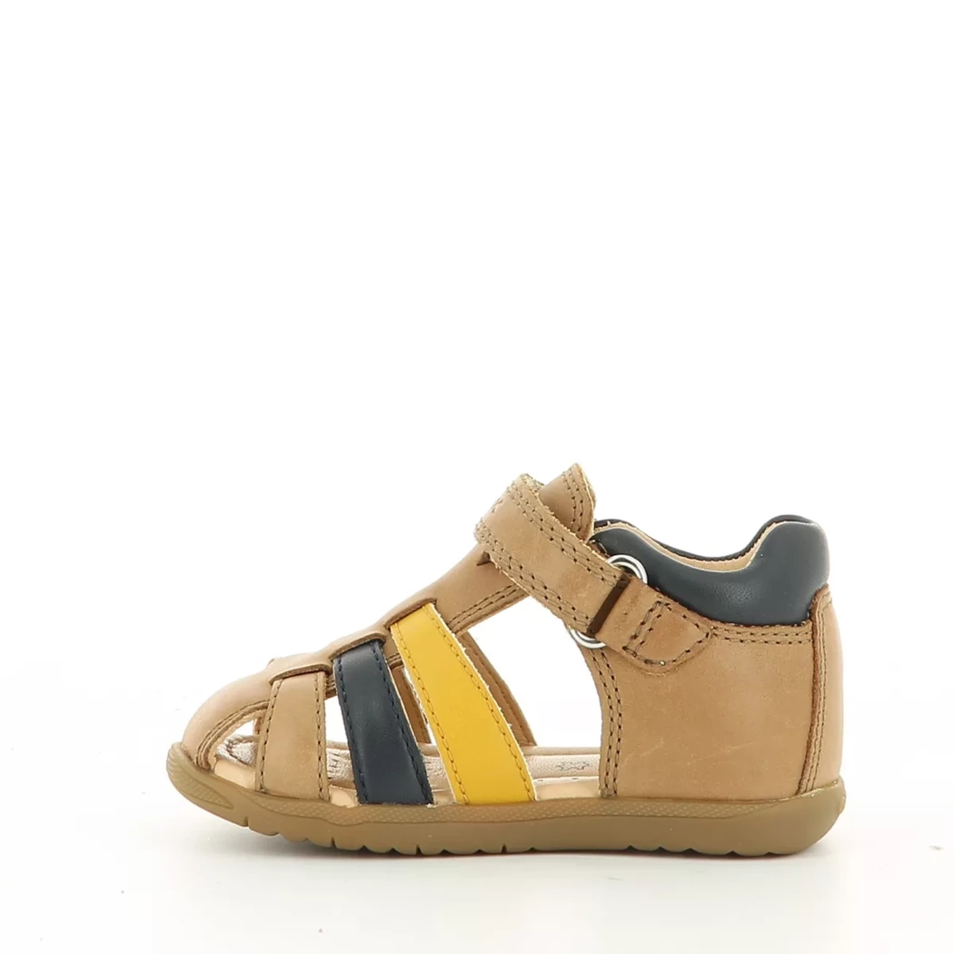 Image (4) de la chaussures Geox - Sandales et Nu-Pieds Cuir naturel / Cognac en Cuir