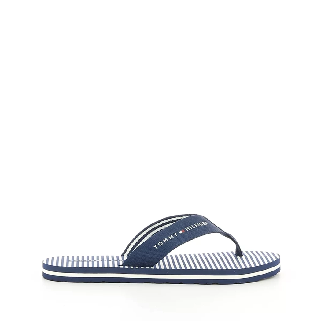 Image (2) de la chaussures Tommy Hilfiger - Mules et Sabots Bleu en Textile