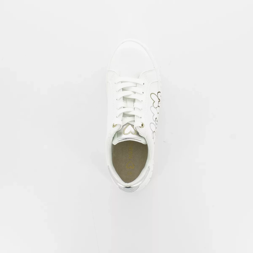 Image (6) de la chaussures Marco Tozzi - Baskets Blanc en Cuir synthétique