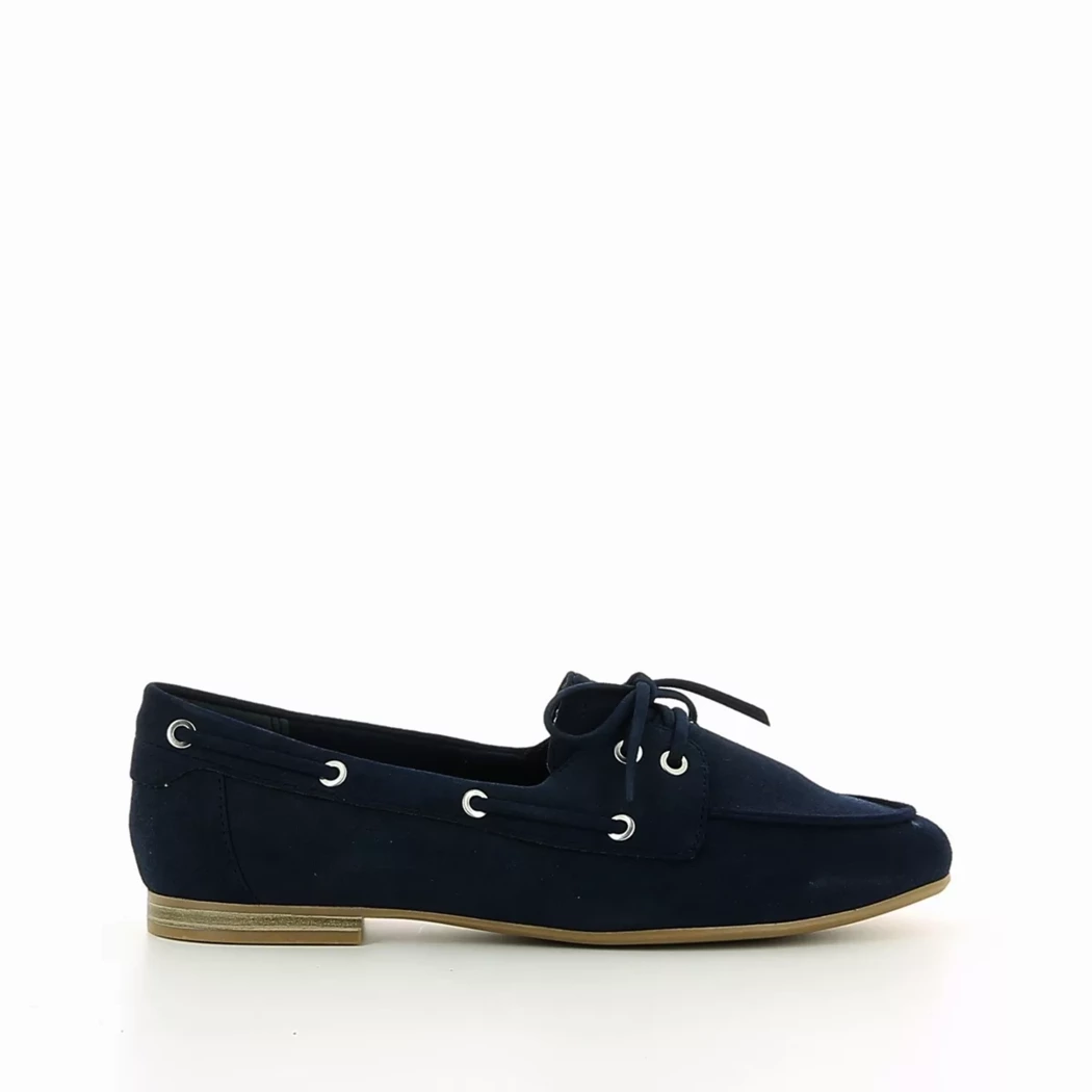 Image (2) de la chaussures Marco Tozzi - Mocassins Bleu en Cuir synthétique