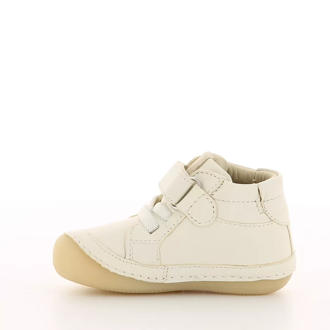 Image (4) de la chaussures Kickers - Bottines Blanc en Cuir