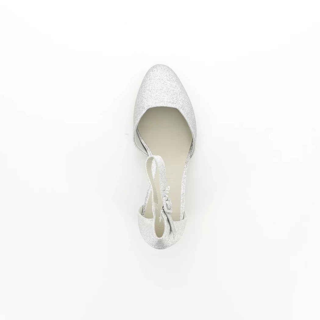 Image (6) de la chaussures Tamaris - Escarpins Argent en Textile