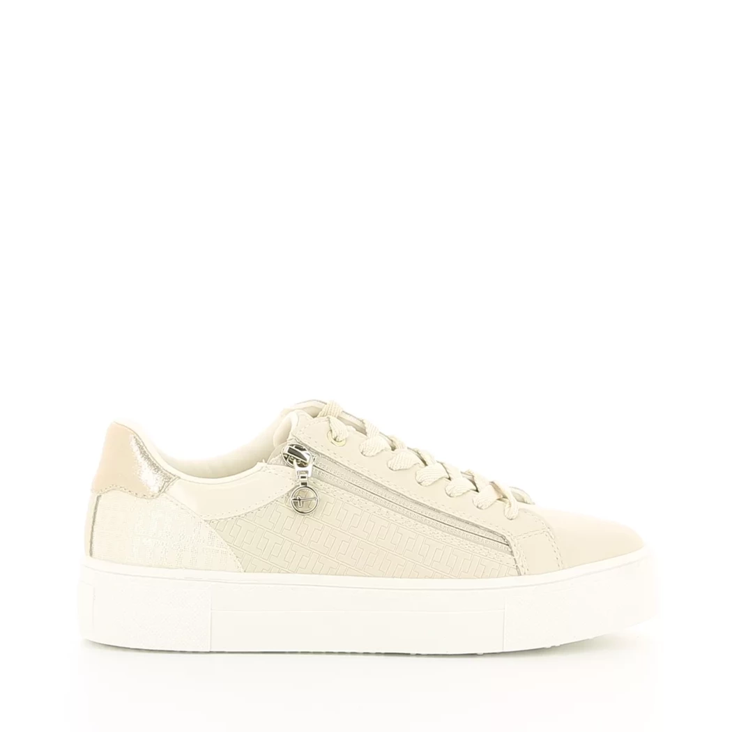 Image (2) de la chaussures Tamaris - Baskets Beige en Cuir synthétique