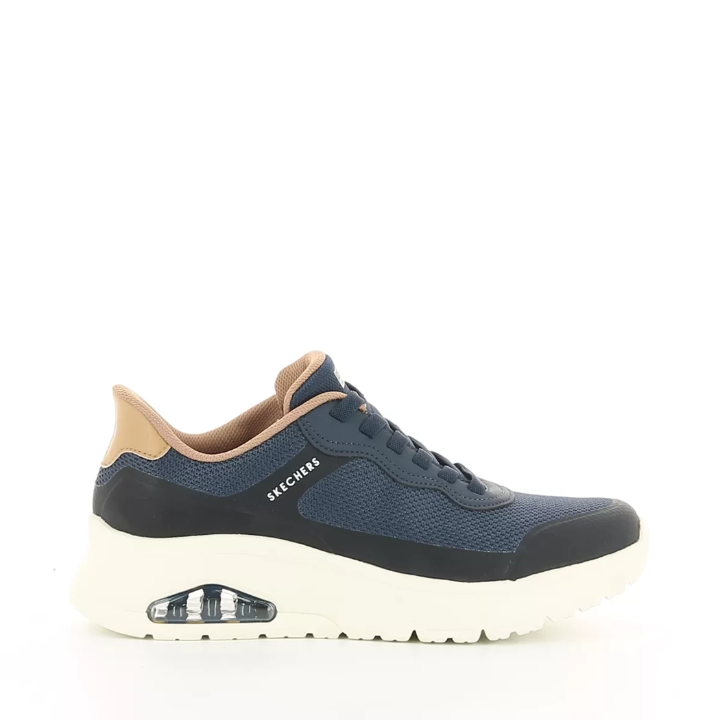 Image (2) de la chaussures Skechers - Baskets Bleu en Textile