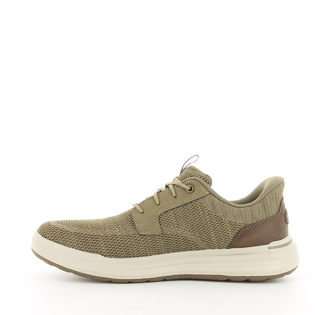 Image (4) de la chaussures Skechers - Baskets Taupe en Textile