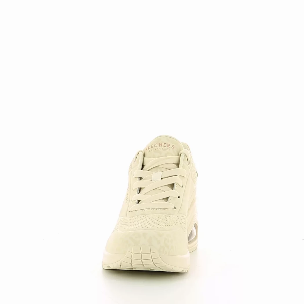 Image (5) de la chaussures Skechers - Baskets Beige en Cuir synthétique