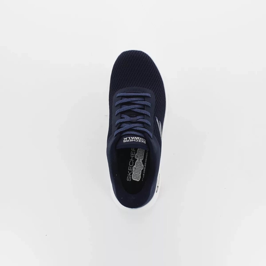 Image (6) de la chaussures Skechers - Baskets Bleu en Textile