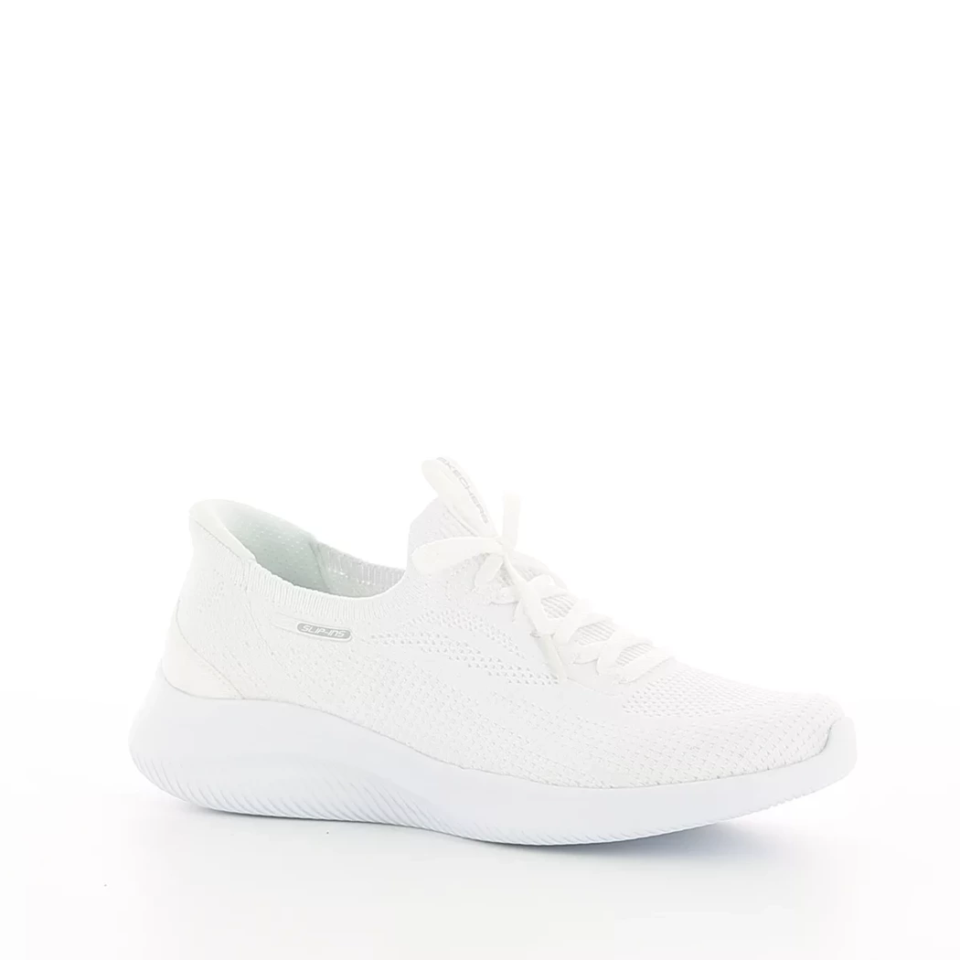 Image (1) de la chaussures Skechers - Baskets Blanc en Textile