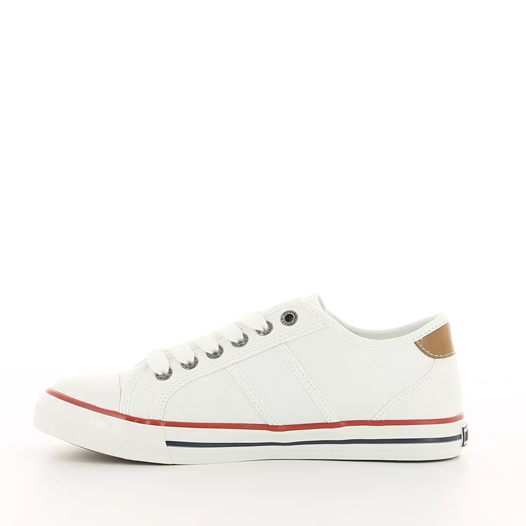 Image (4) de la chaussures Mustang - Baskets Blanc en Textile