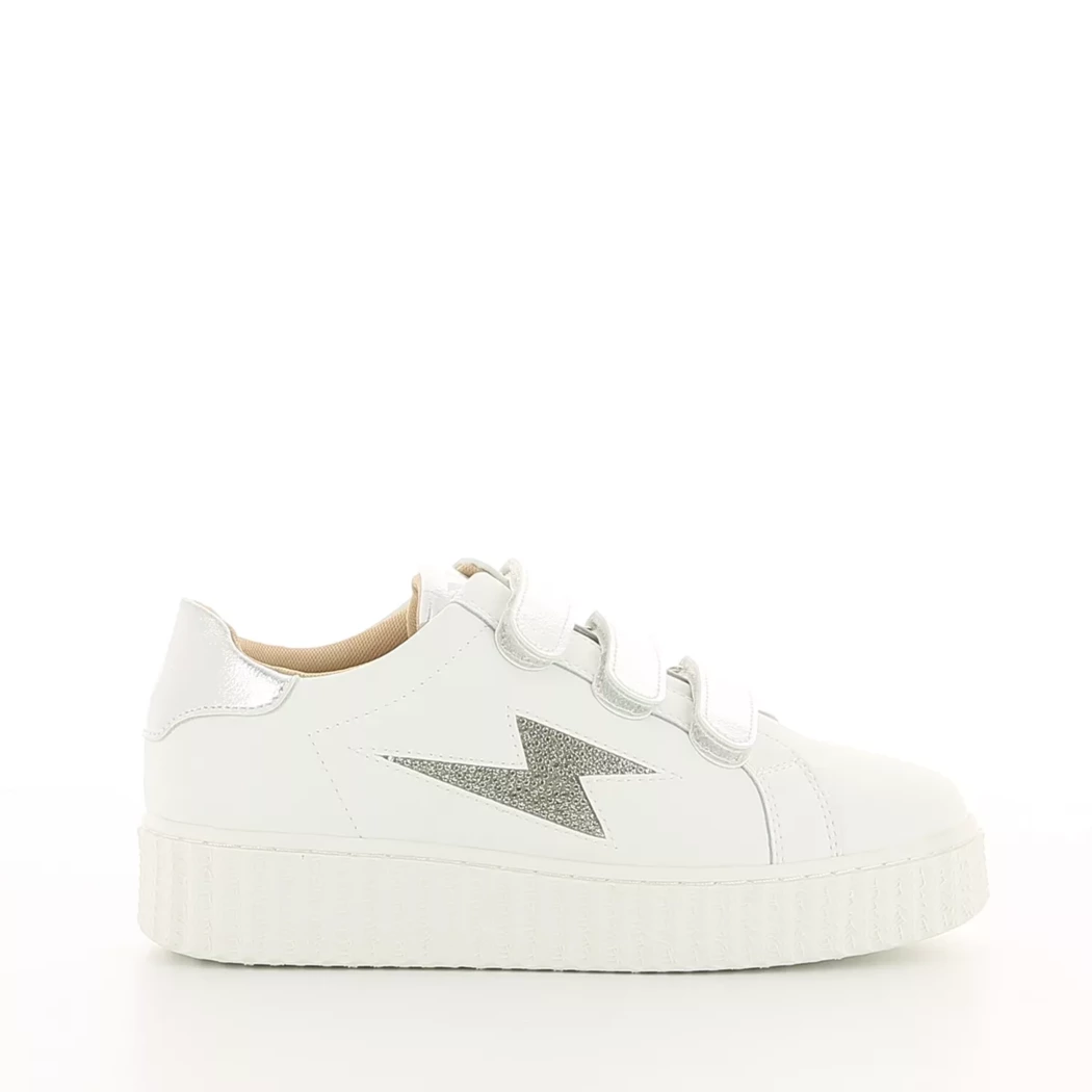 Image (2) de la chaussures Vanessa Wu - Baskets Blanc en Cuir synthétique