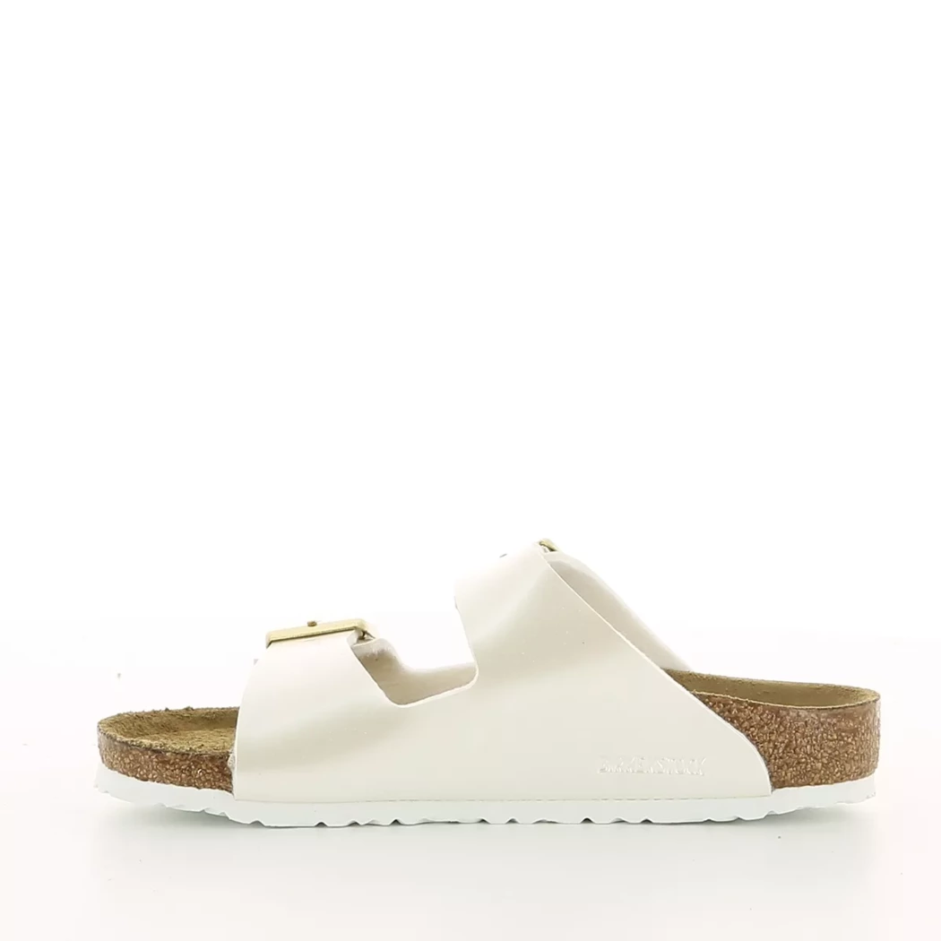 Image (4) de la chaussures Birkenstock - Mules et Sabots Blanc en Cuir synthétique