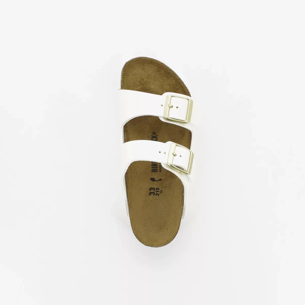 Image (6) de la chaussures Birkenstock - Mules et Sabots Blanc en Cuir synthétique