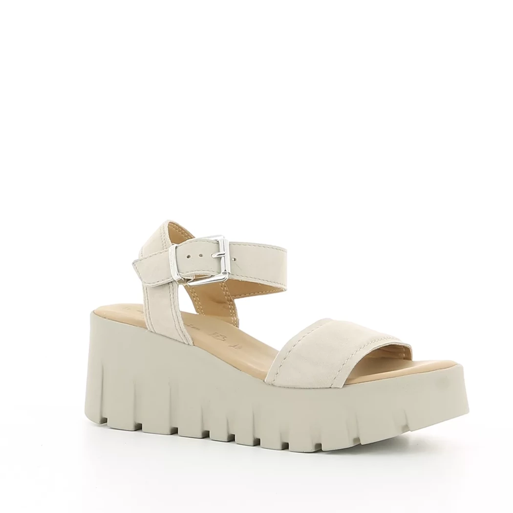 Image (1) de la chaussures Tamaris - Sandales et Nu-Pieds Beige en Cuir