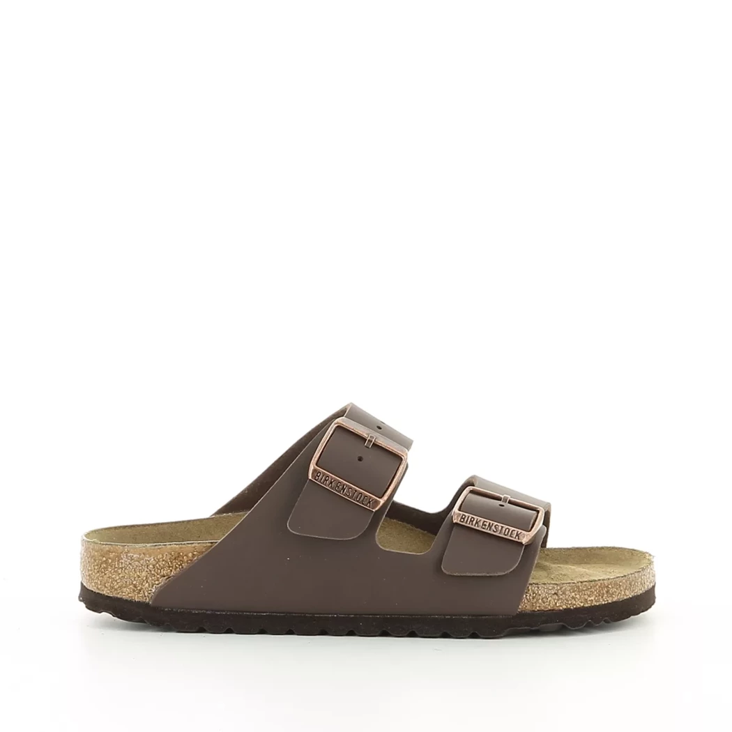 Image (2) de la chaussures Birkenstock - Mules et Sabots Marron en Cuir synthétique